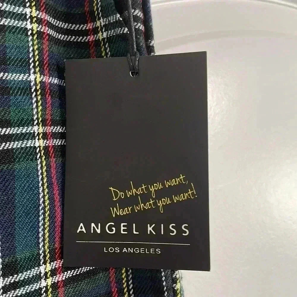 Angel Kiss Plaid Joggers - Picture 7 of 13